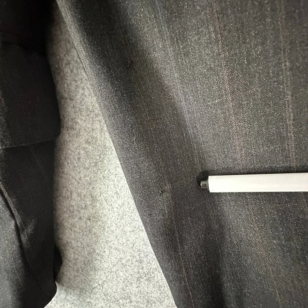 Polo University Club Ralph Lauren Blazer Mens 38R Charcoal Grey Pinstripe